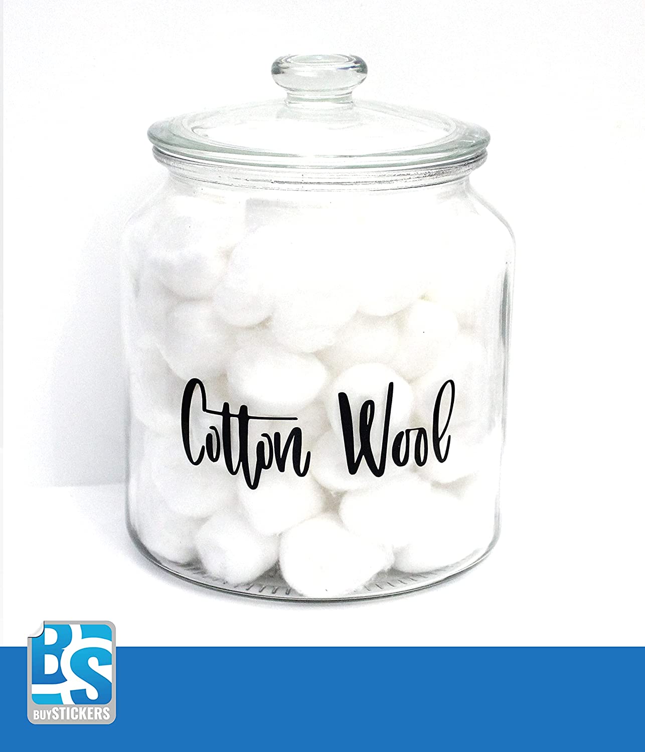 Custom Personalised Home Organisation Name Labels Stickers | PANTRY JARS | STORAGE BINS | BOTTLES | CONTAINERS | BOXES | Many Sizes | 24 Colours