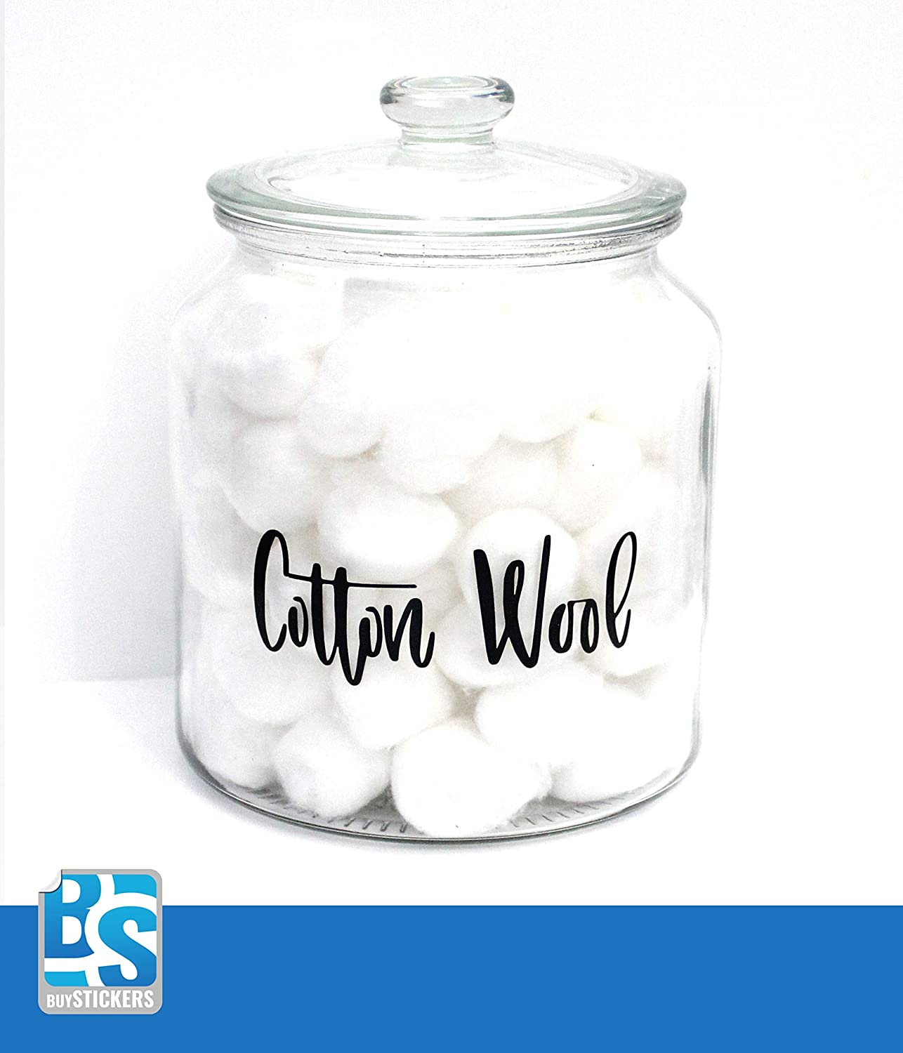 Custom Personalised Home Organisation Name Labels Stickers | PANTRY JARS | STORAGE BINS | BOTTLES | CONTAINERS | BOXES | Many Sizes | 24 Colours