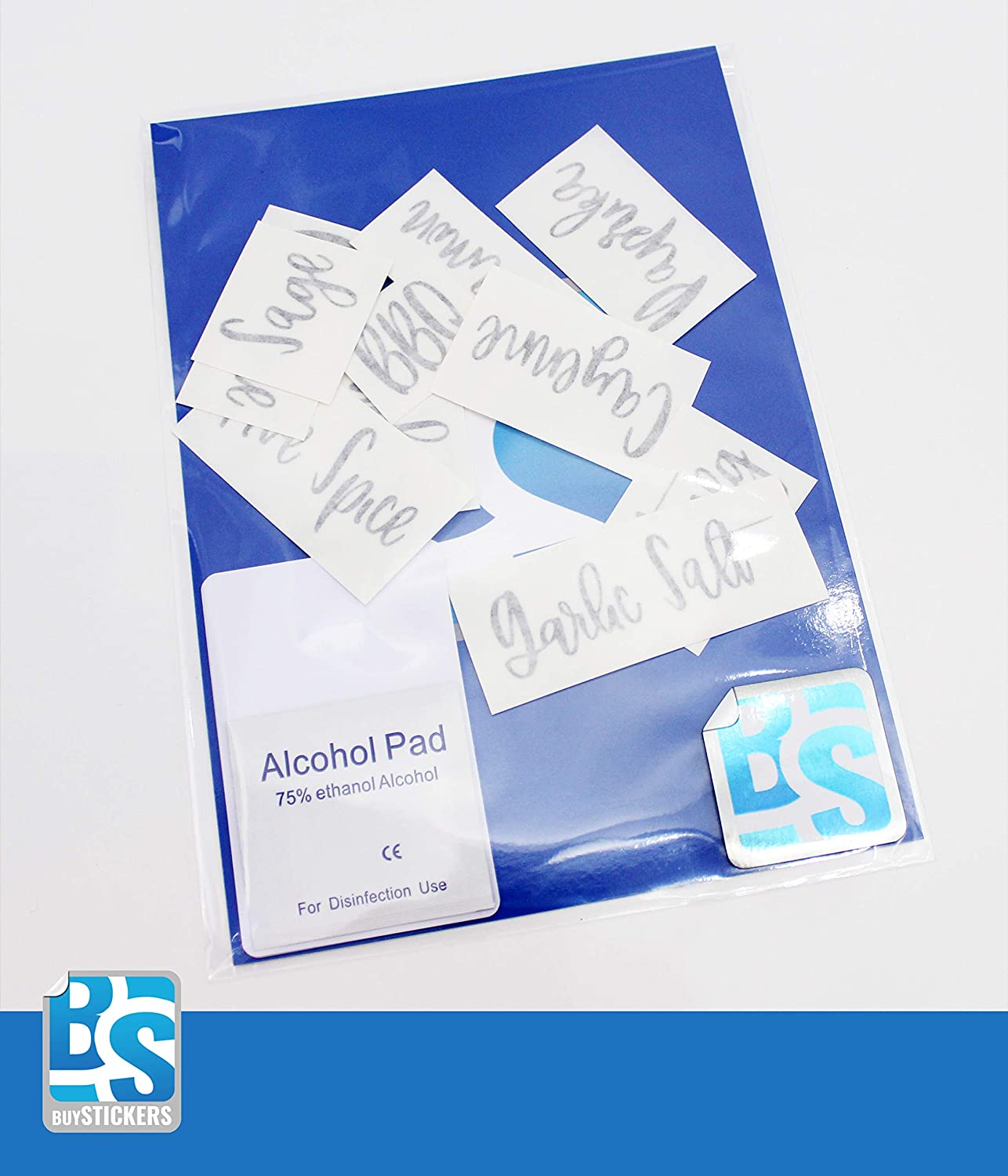 Custom Personalised Home Organisation Name Labels Stickers | PANTRY JARS | STORAGE BINS | BOTTLES | CONTAINERS | BOXES | Many Sizes | 24 Colours