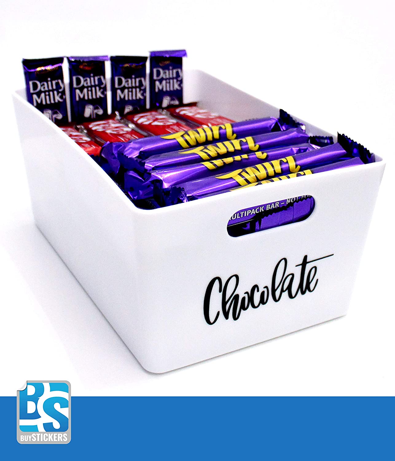 Custom Personalised Home Organisation Name Labels Stickers | PANTRY JARS | STORAGE BINS | BOTTLES | CONTAINERS | BOXES | Many Sizes | 24 Colours