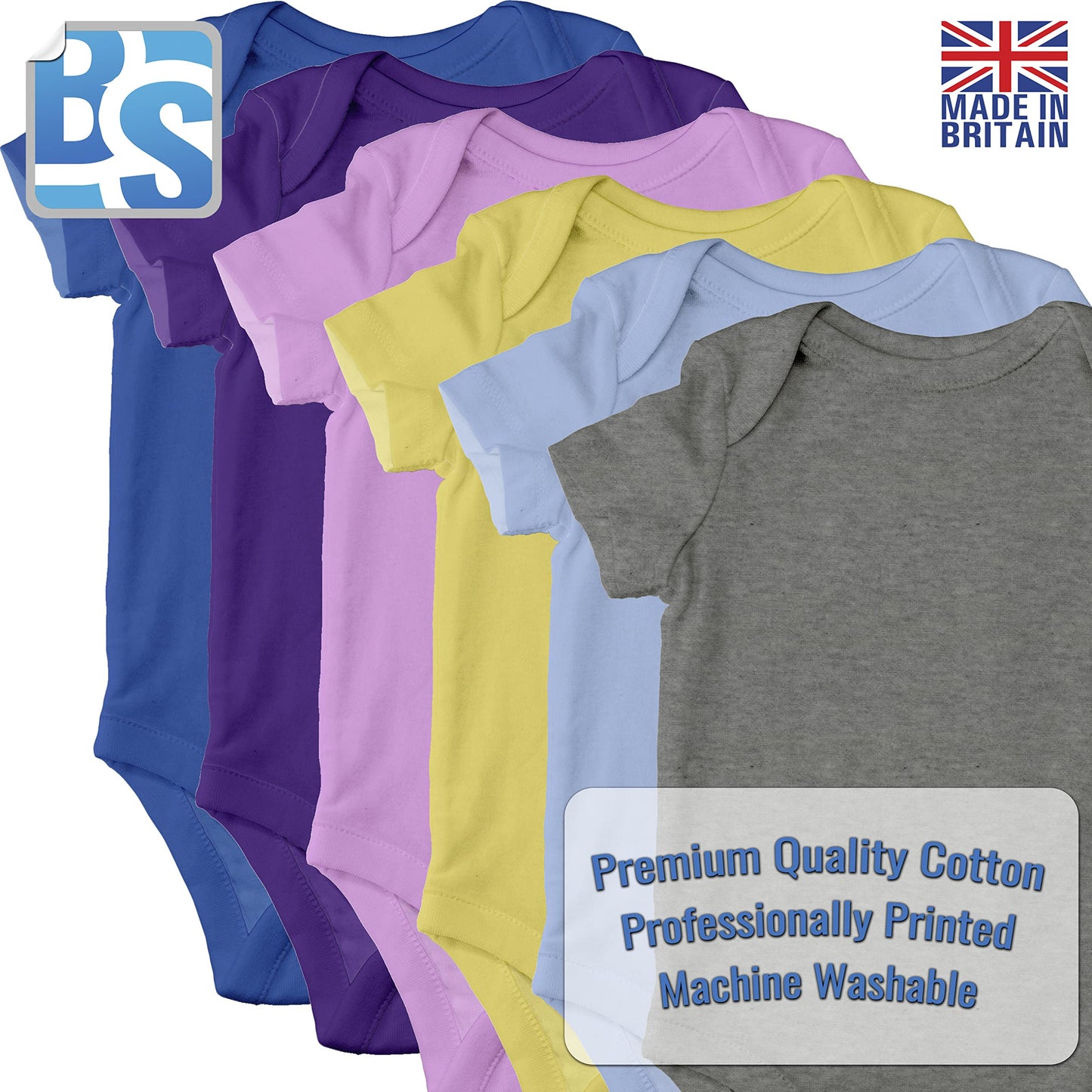 Custom Personalised Baby Grow | Boys or Girls | Bodysuit Babygrow - Baby Gift, Baby Gifts or Unisex Baby Clothes | UK Manufactured