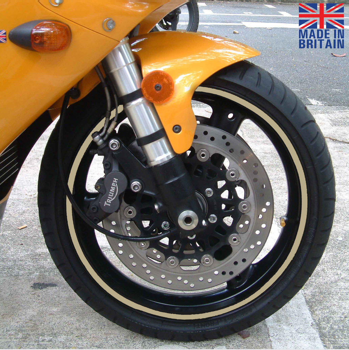 BS ® Professional Motorbike Wheel Rim Tape (All Models) | 15 Inch Wheel Size | Decals | Rim Stripe | 24 Colours, Universal Compatibility