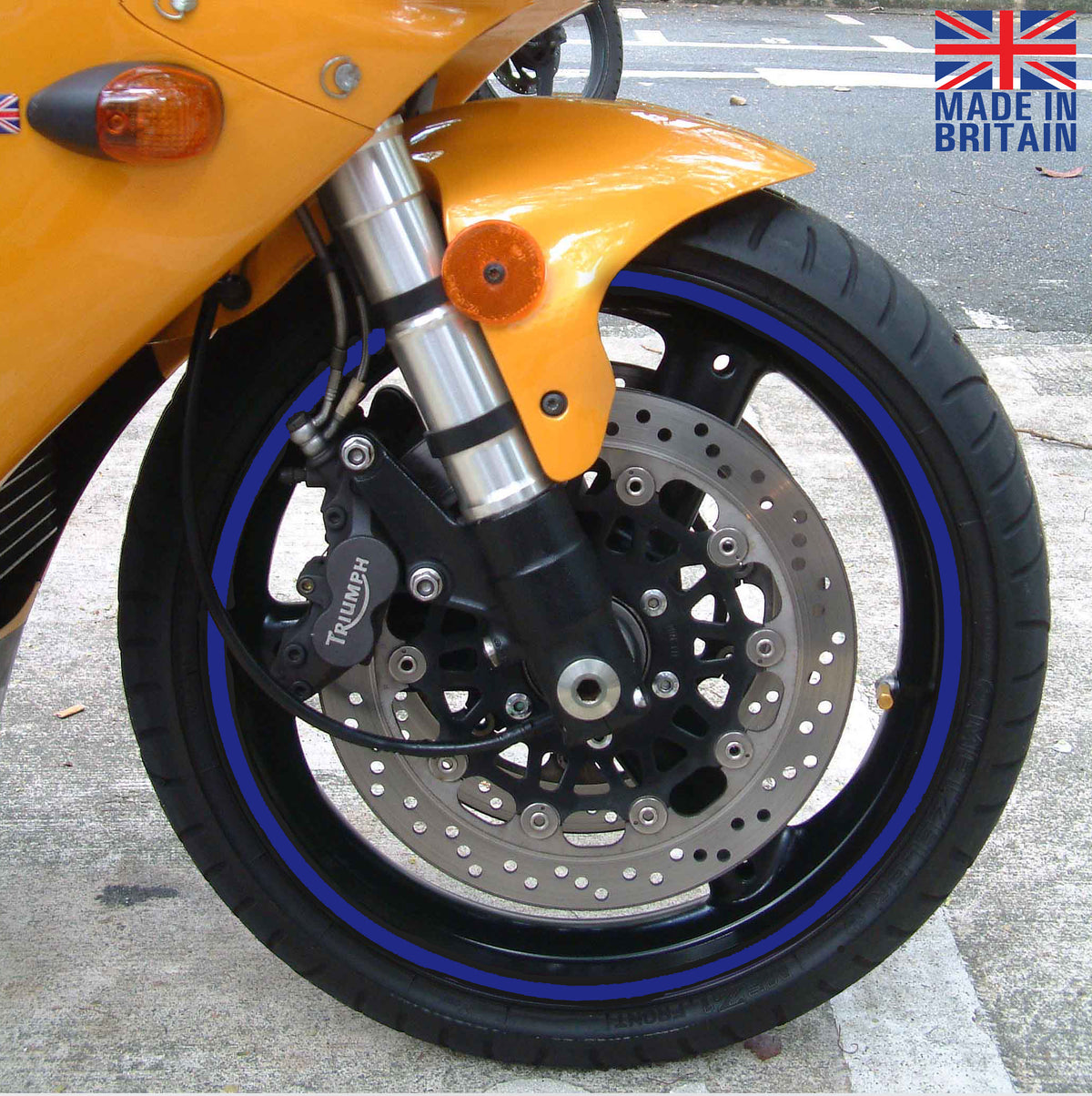 BS ® Professional Motorbike Wheel Rim Tape (All Models) | 15 Inch Wheel Size | Decals | Rim Stripe | 24 Colours, Universal Compatibility