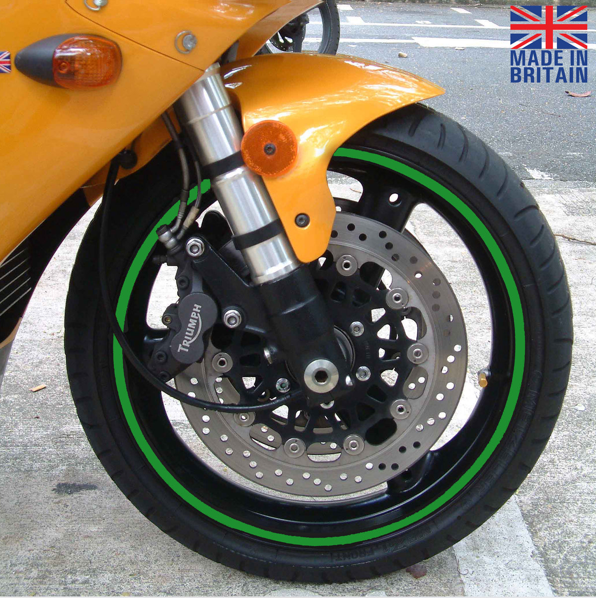 BS ® Professional Motorbike Wheel Rim Tape (All Models) | 15 Inch Wheel Size | Decals | Rim Stripe | 24 Colours, Universal Compatibility
