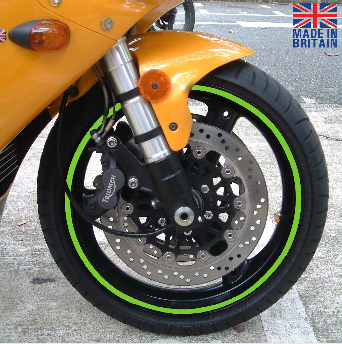 BS ® Professional Motorbike Wheel Rim Tape (All Models) | 15 Inch Wheel Size | Decals | Rim Stripe | 24 Colours, Universal Compatibility
