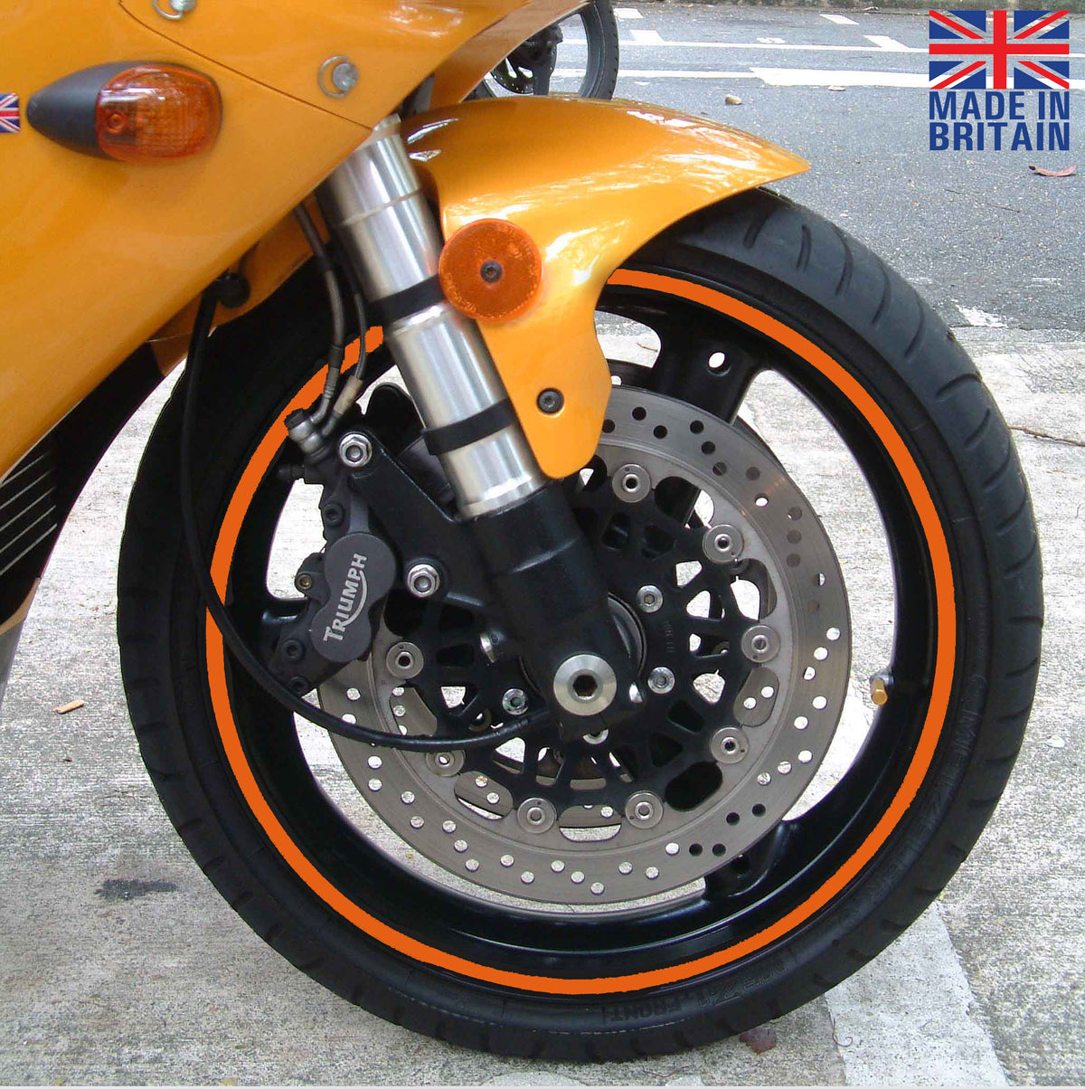 BS ® Professional Motorbike Wheel Rim Tape (All Models) | 15 Inch Wheel Size | Decals | Rim Stripe | 24 Colours, Universal Compatibility