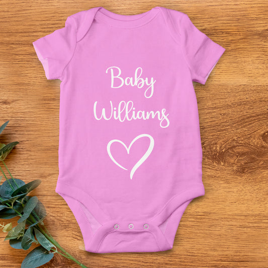 Custom Personalised Baby Grow | Boys or Girls | Bodysuit Babygrow - Baby Gift, Baby Gifts or Unisex Baby Clothes | UK Manufactured